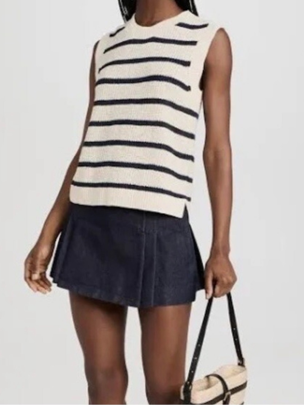 Faherty Miramar Linen Blend Knit Sweater Tank